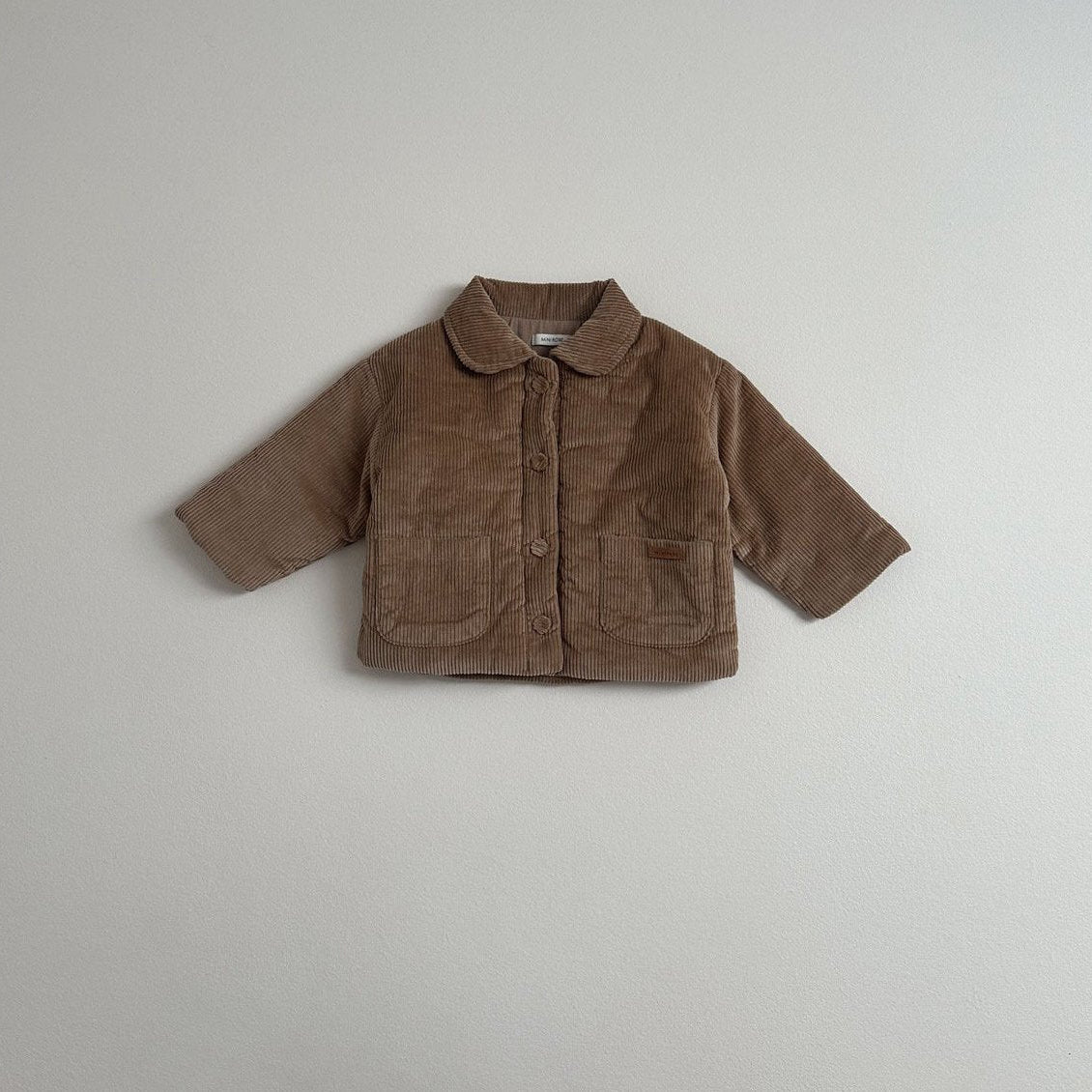 Round Collar Corduroy Jacket