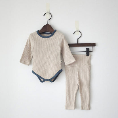 Basic Ribbed Bodysuit Set